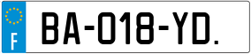 Truck License Plate
