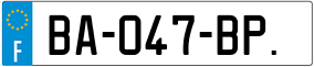 Truck License Plate
