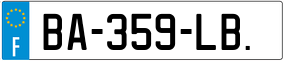 Truck License Plate