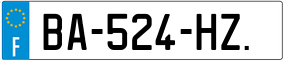 Truck License Plate