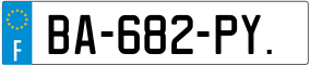 Truck License Plate
