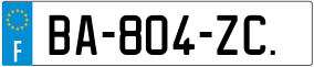 Truck License Plate