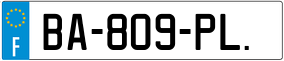Truck License Plate