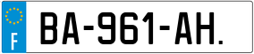 Truck License Plate