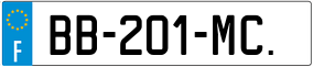 Truck License Plate