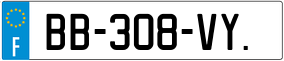 Truck License Plate