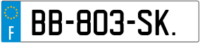 Truck License Plate