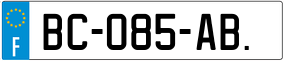 Truck License Plate