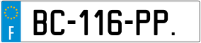Truck License Plate