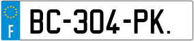 Truck License Plate