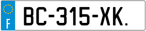 Truck License Plate