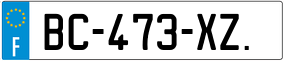 Truck License Plate