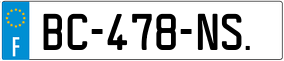 Truck License Plate