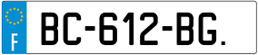 Truck License Plate