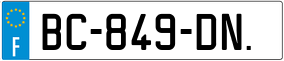 Truck License Plate