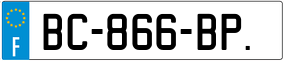 Truck License Plate