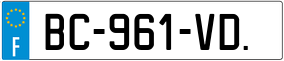 Truck License Plate