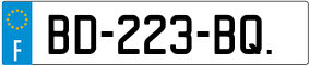 Truck License Plate