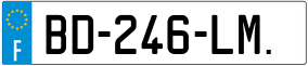 Truck License Plate
