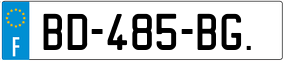 Truck License Plate