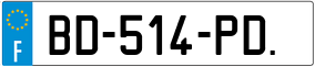 Truck License Plate