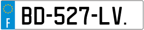 Truck License Plate