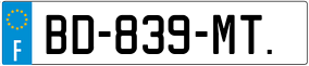 Truck License Plate