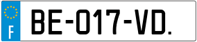 Truck License Plate