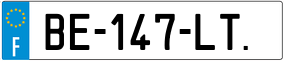 Truck License Plate