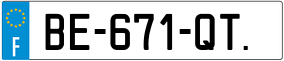 Truck License Plate