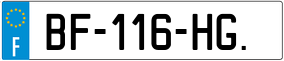 Truck License Plate