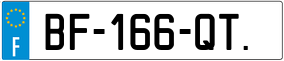 Truck License Plate