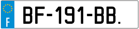 Truck License Plate