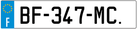 Truck License Plate