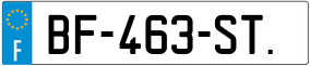 Truck License Plate