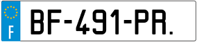 Truck License Plate