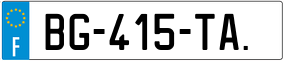 Truck License Plate