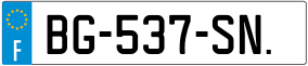 Truck License Plate