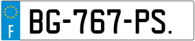 Truck License Plate