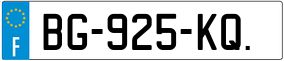 Truck License Plate