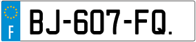 Truck License Plate
