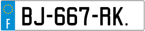 Truck License Plate
