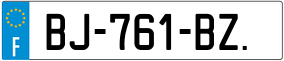 Truck License Plate