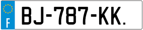 Truck License Plate