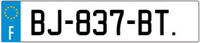 Truck License Plate