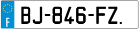 Truck License Plate