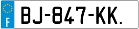 Truck License Plate