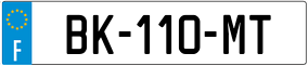 Truck License Plate
