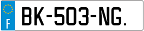 Truck License Plate
