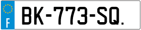 Truck License Plate